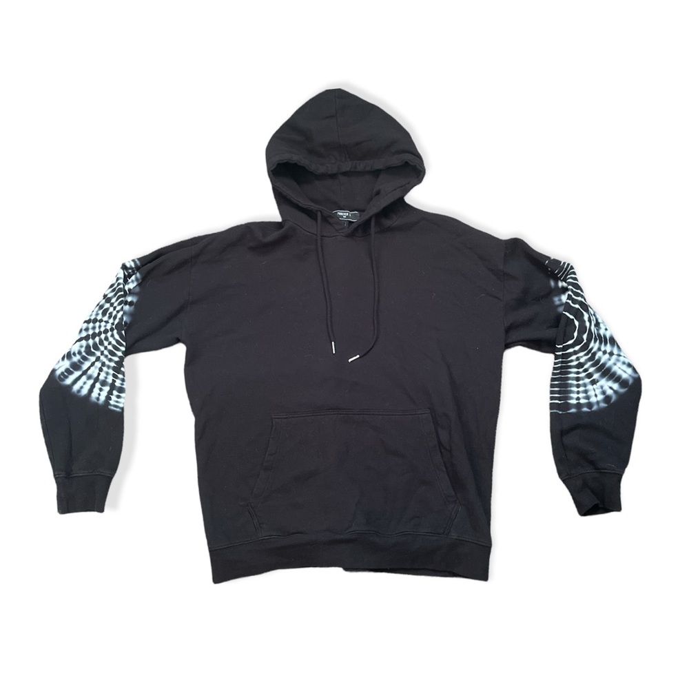 Black trippy hoodie from Forever 21, worn twice